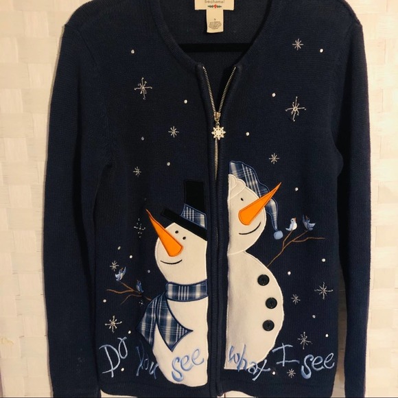 Vintage Bechamel Christmas Sweater sz Sm - Picture 2 of 8